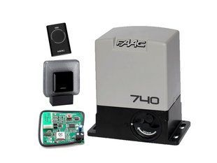 FAAC 740 KIT aвтоматика для откатных ворот (створка до 500 кг) Сигнальная лампа, 1 шт., Без зубчатой рейки 1237555116 фото