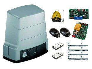 Roger H30/640 KIT - автоматика для откатных ворот весом до 600 кг Фотоэлементы + лампа с антенной, 2 шт., 4 м 1270254784 фото