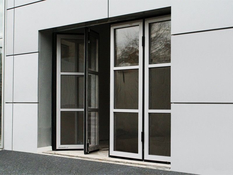 Панорамные промышленные ворота DoorHan IFG-P складные без нижней направляющей 1098537545 фото