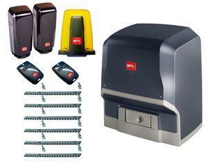 Автоматика для откатных ворот BFT ARES BT A1000 KIT Фотоэлементы + лампа, 2 шт., 6 м 1267462679 фото