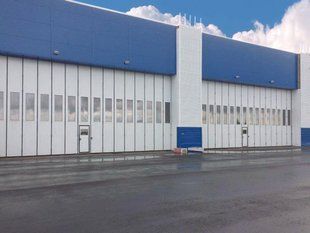 Складные промышленные ворота DoorHan IFG-LG с нижней направляющей 1099174546 фото