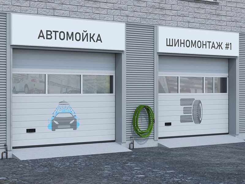 Секційні ворота промислові Алютех ProPlus 3000х5700 мм 1567551798 фото