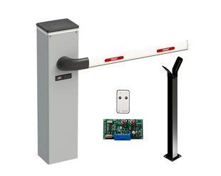 Roger BIONIK6 - автоматичний шлагбаум, стріла 6 м Сигнальна лампа + плата управління + стаціонарна опора, 1 шт., Без модуля 1326747391 фото