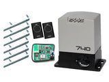 Автоматика для відкатних воріт FAAC 740 KIT (стулка до 500 кг) Без аксесуарів, 2 шт., 6 м 1237555098 фото